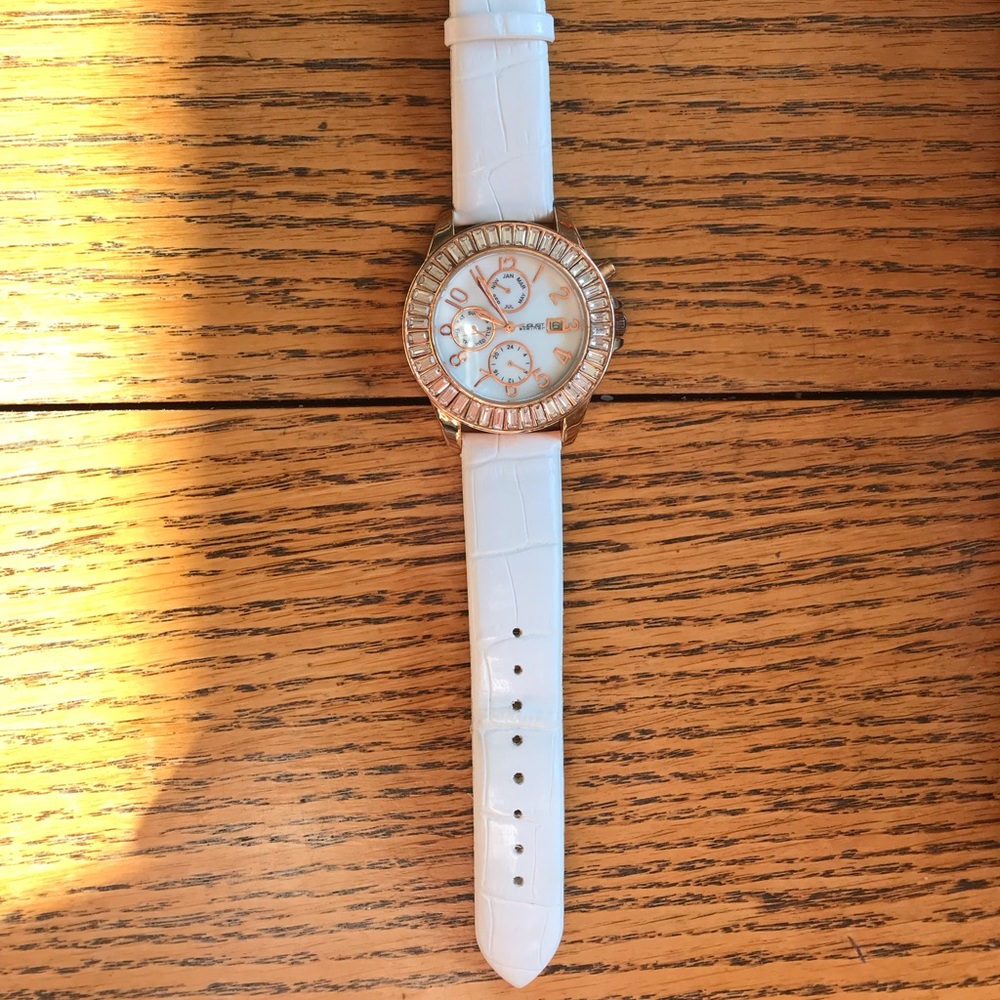 August Steiner Mother of Pearl Rose Gold Watch - Picture 5 of 8